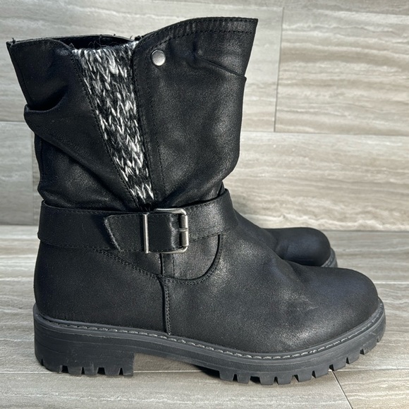 Cliffs by WHITE MOUNTAIN Shoes Cliffs Mingle Vegan Leather Moto